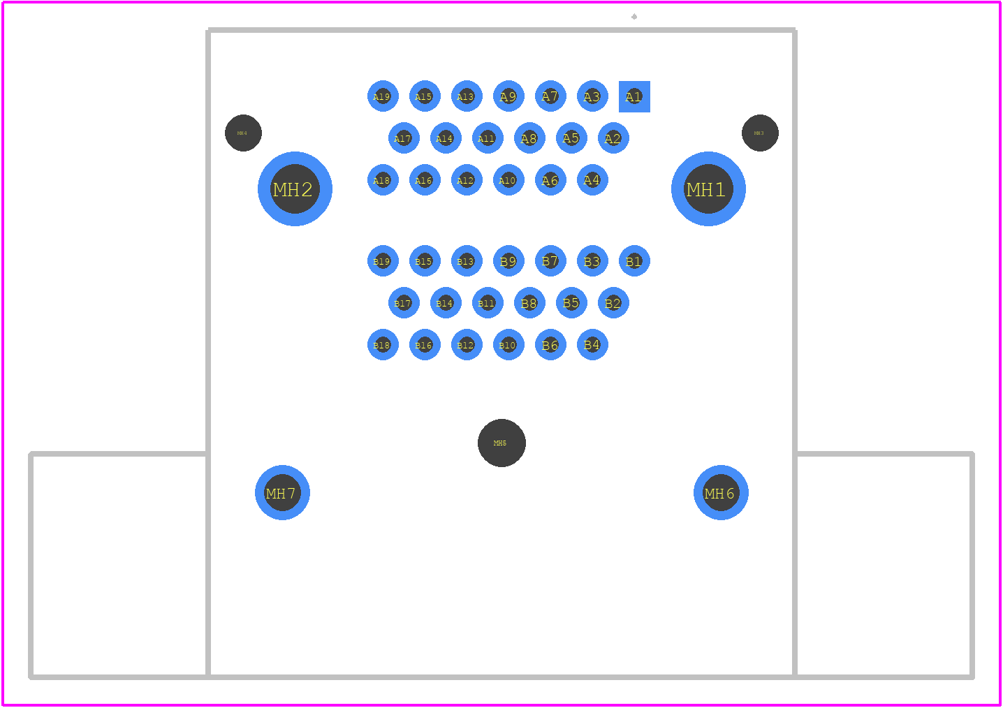 KDMI42X-FS2-WS-B15 - Kycon PCB footprint - Other - Other - KDMI42X-FS2-WS-B15-4