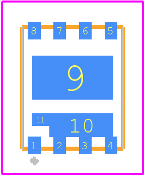BSC0911ND - Infineon PCB footprint - Other - Other - PG-TISON_ffw