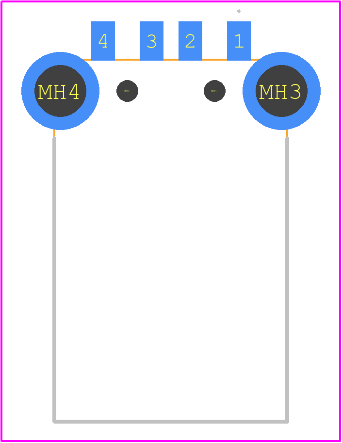 KUSBX-SMT2AP1S-B - Kycon PCB footprint - Other - Other - KUSBX-SMT2AP1S-B-2