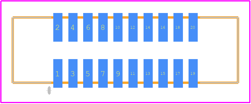 3221-20-0300-00 - CNC Tech PCB footprint - Other - Other - 3221-20-0300-00-2