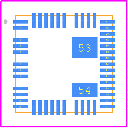 MIC45116-2YMP-TR - Microchip PCB footprint - Other - Other - H3QFN88-52LD