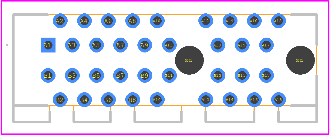 0877159006 - Molex PCB footprint - Other - Other - 0877159006-1