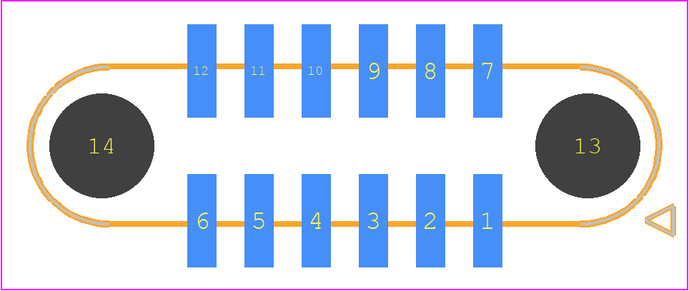 M80-4021242 - Harwin PCB footprint - Other - Other - M80-40212XX