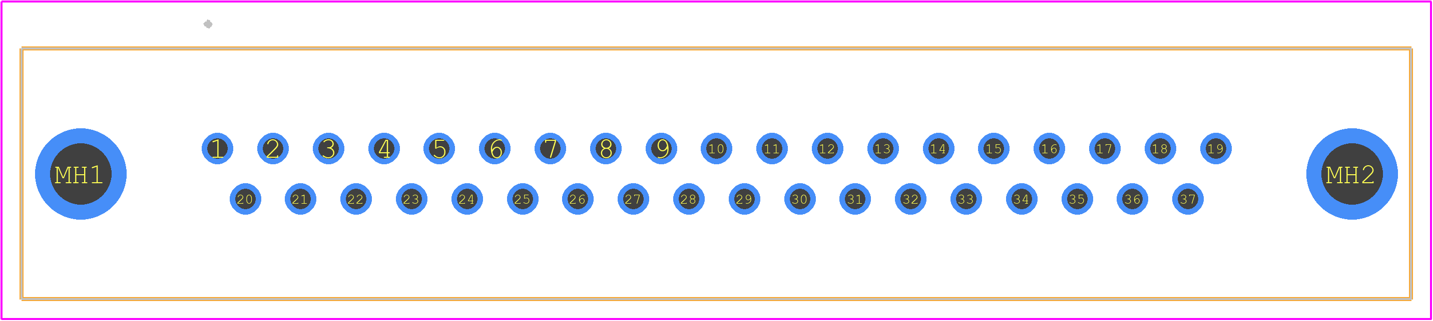 5747375-2 - TE Connectivity PCB footprint - Other - Other - 5747375-2-1