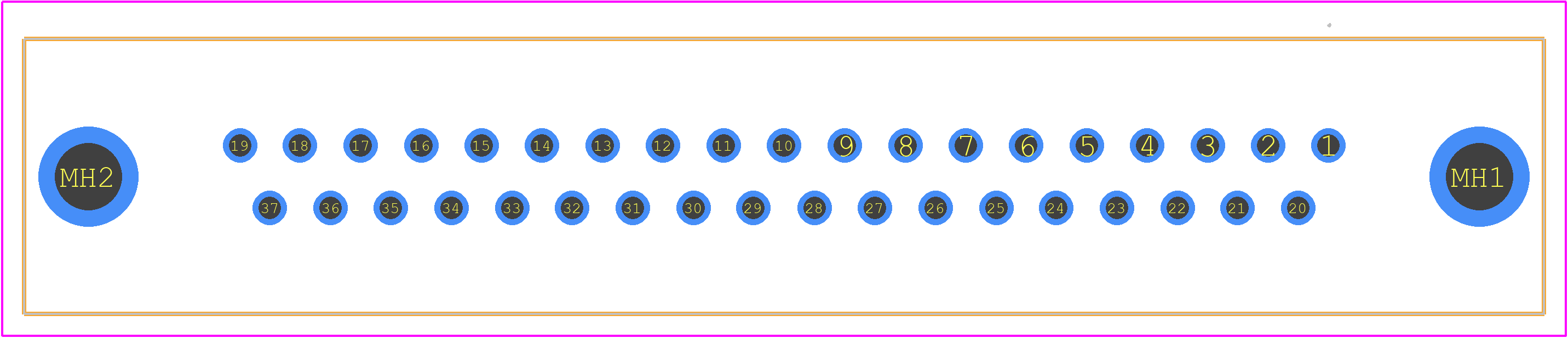 5747301-2 - TE Connectivity PCB footprint - Other - Other - 5747301-2-1