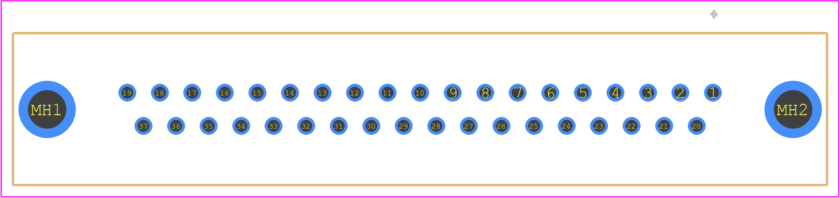 5747713-2 - TE Connectivity PCB footprint - Other - Other - 5747713-2-2