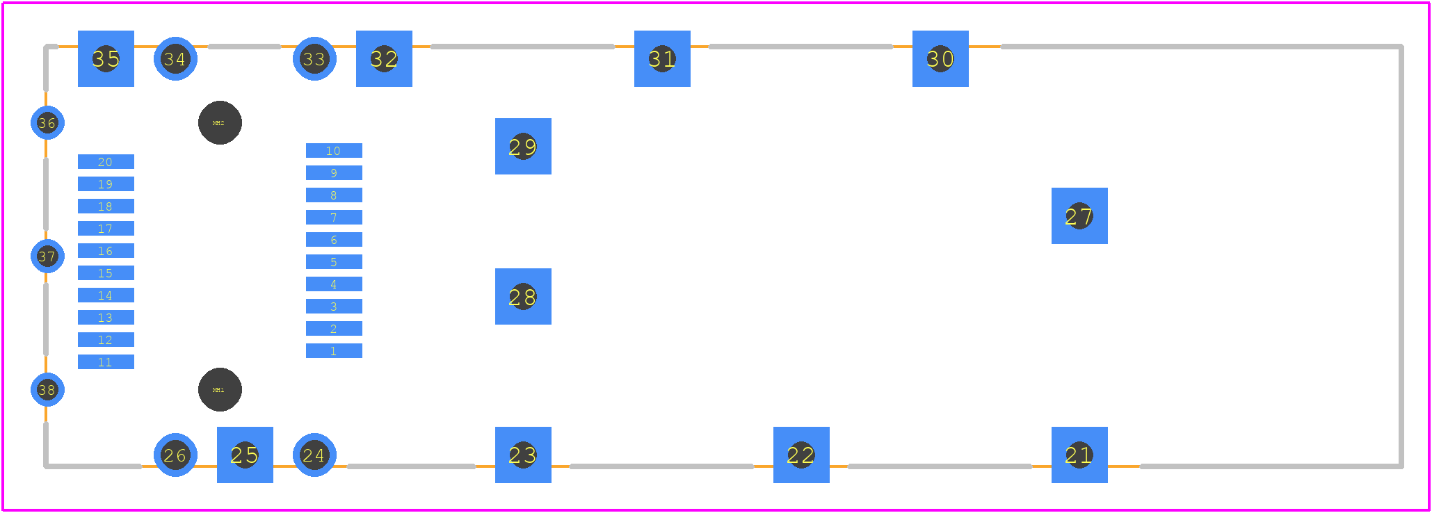 SFPK-PF - SAMTEC PCB footprint - Other - Other - SFPK-PF-6