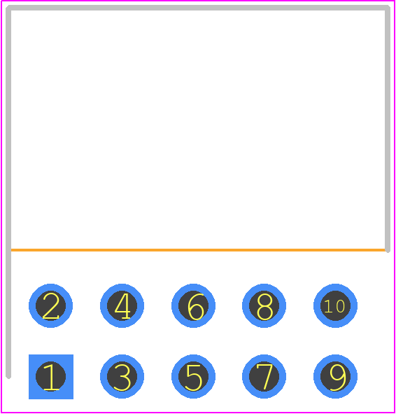PPPC052LJBN-RC - Sullins PCB footprint - Header, Receptacle - Right Angle PTH Box - Header, Receptacle - Right Angle PTH Box - PPPC052LJBN-RC