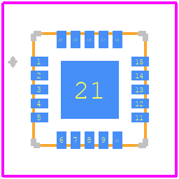 PE42420C-Z - Peregrine Semiconductor PCB footprint - Other - Other - PE42420C-Z-2