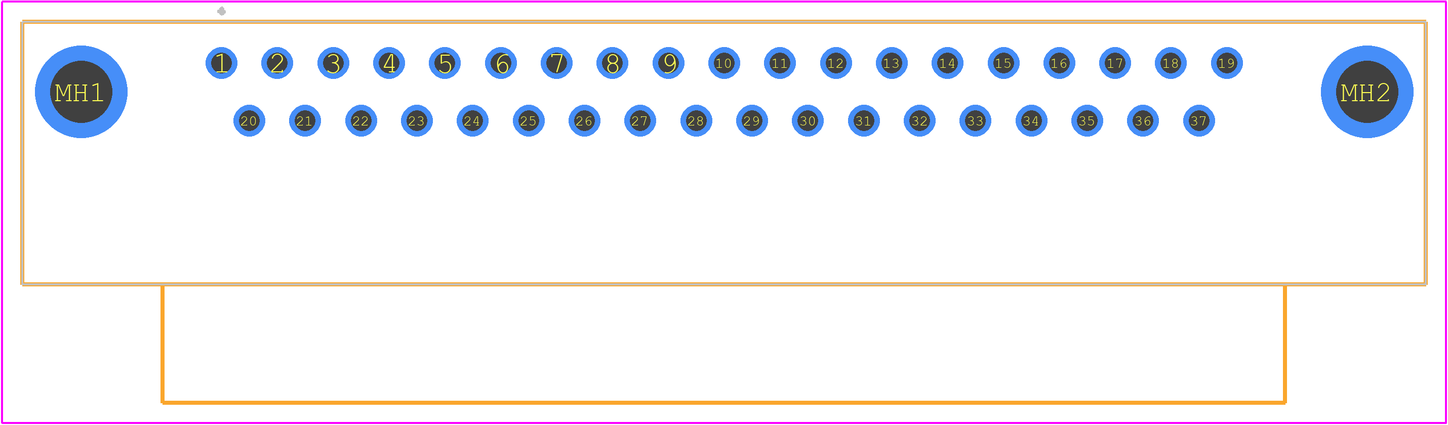 747252-4 - TE Connectivity PCB footprint - Other - Other - 747252-4-1