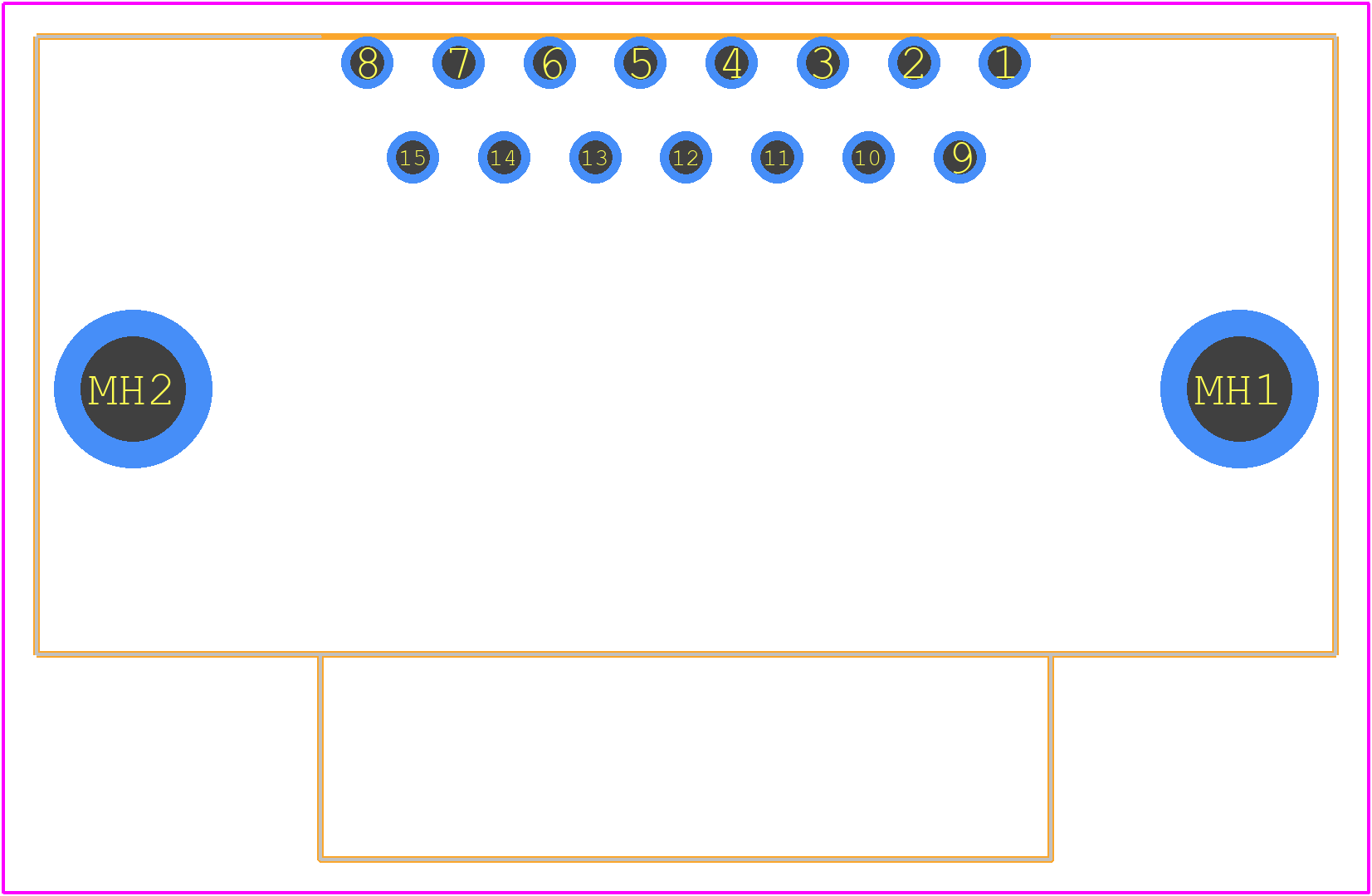 5747837-4 - TE Connectivity PCB footprint - Other - Other - 5747837-4-4