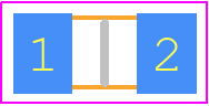 C1S 4 - BelFuse PCB footprint - Fuses Chip - Fuses Chip - C1S