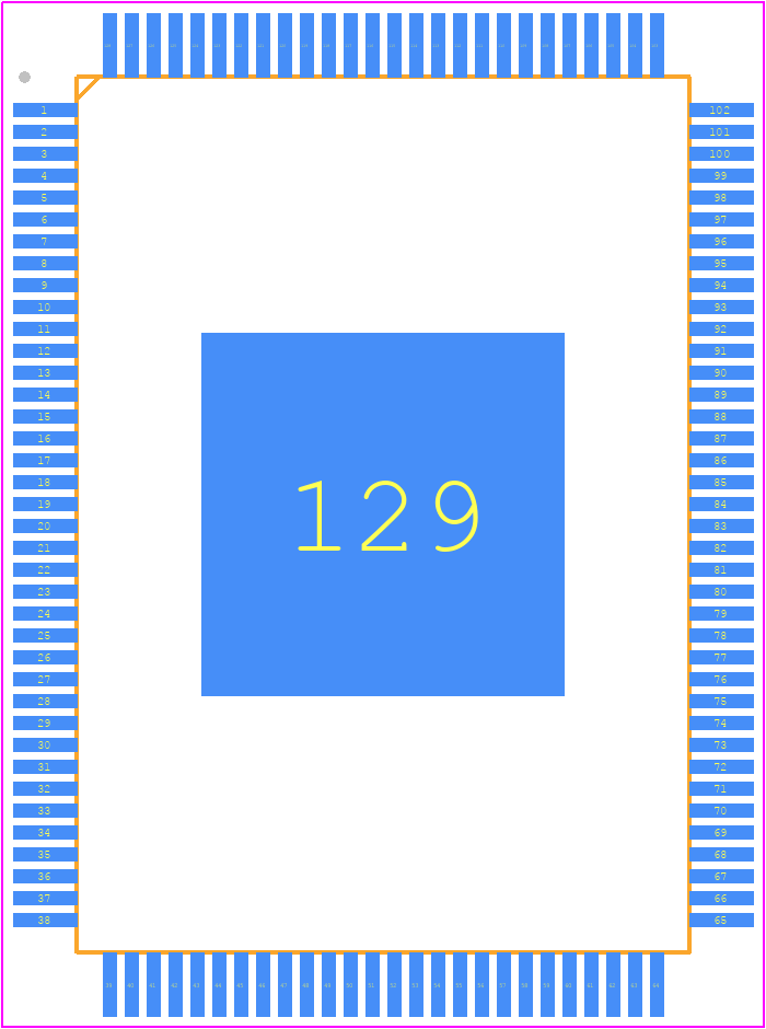 rtd2662 - Realtek PCB footprint - Quad Flat Packages - Quad Flat Packages - RTD2662