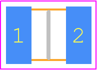 V85MLA1210NH - LITTELFUSE PCB footprint - Varistors Chip - Varistors Chip - 1210
