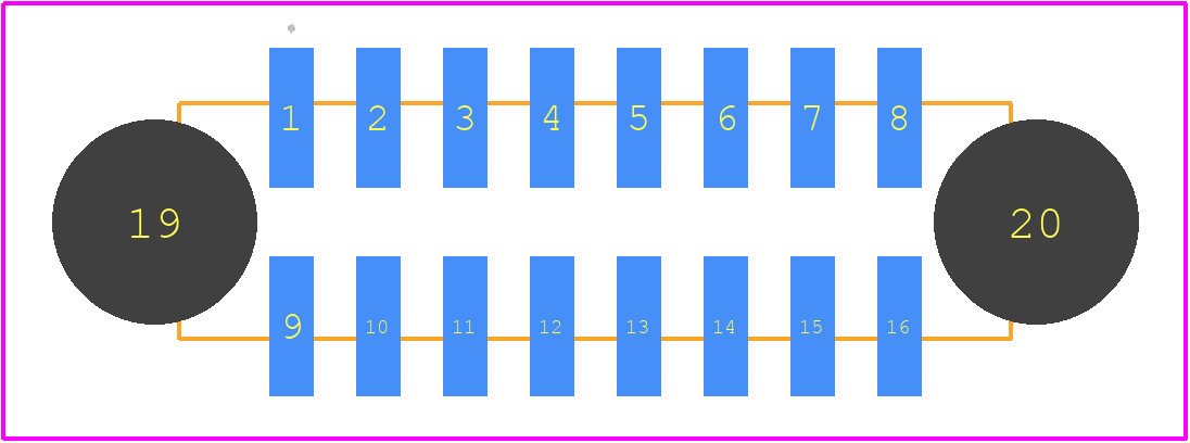M80-6811642 - Harwin PCB footprint - Other - Other - M80-6811642-3