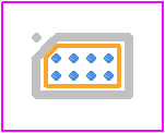 MAX17048X+T10 - Analog Devices PCB footprint - BGA - BGA - 8-WLCSP-N/A_2024
