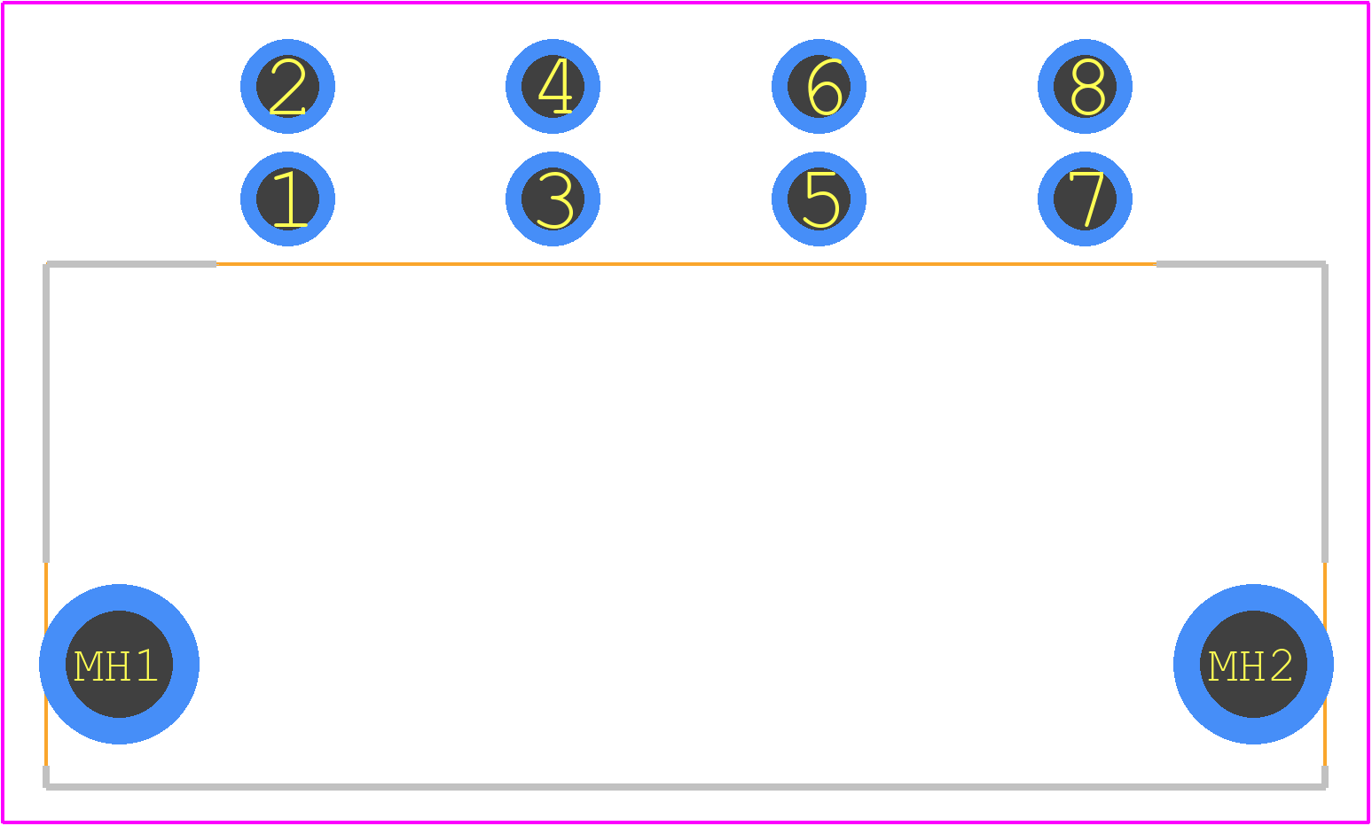 0431603104 - Molex PCB footprint - Other - Other - 0431603104-1
