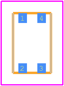 78864-0001 - Molex PCB footprint - Other - Other - 78864-0001-2