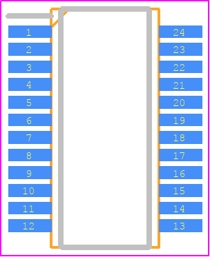 TC62D749CFNAG - Toshiba PCB footprint - Small Outline Packages - Small Outline Packages - P-SSOP24-0409-0.64-001_2022