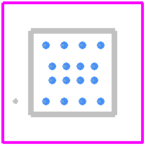SST25VF080B-50-4I-ZCE - Microchip PCB footprint - Other - Other - XFBGA Z-Scale (2 mm x 2 mm Body), 16-bump