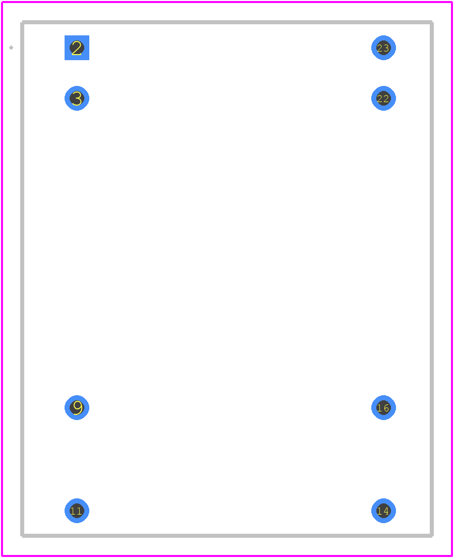 JCA0324D03 - XP POWER PCB footprint - Other - Other - JCA0324D03-1
