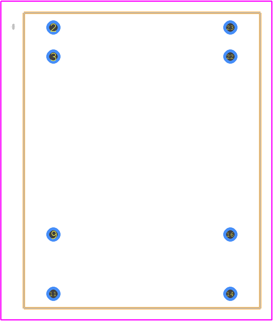 JCA0624D03 - XP POWER PCB footprint - Other - Other - JCA0624D03-4