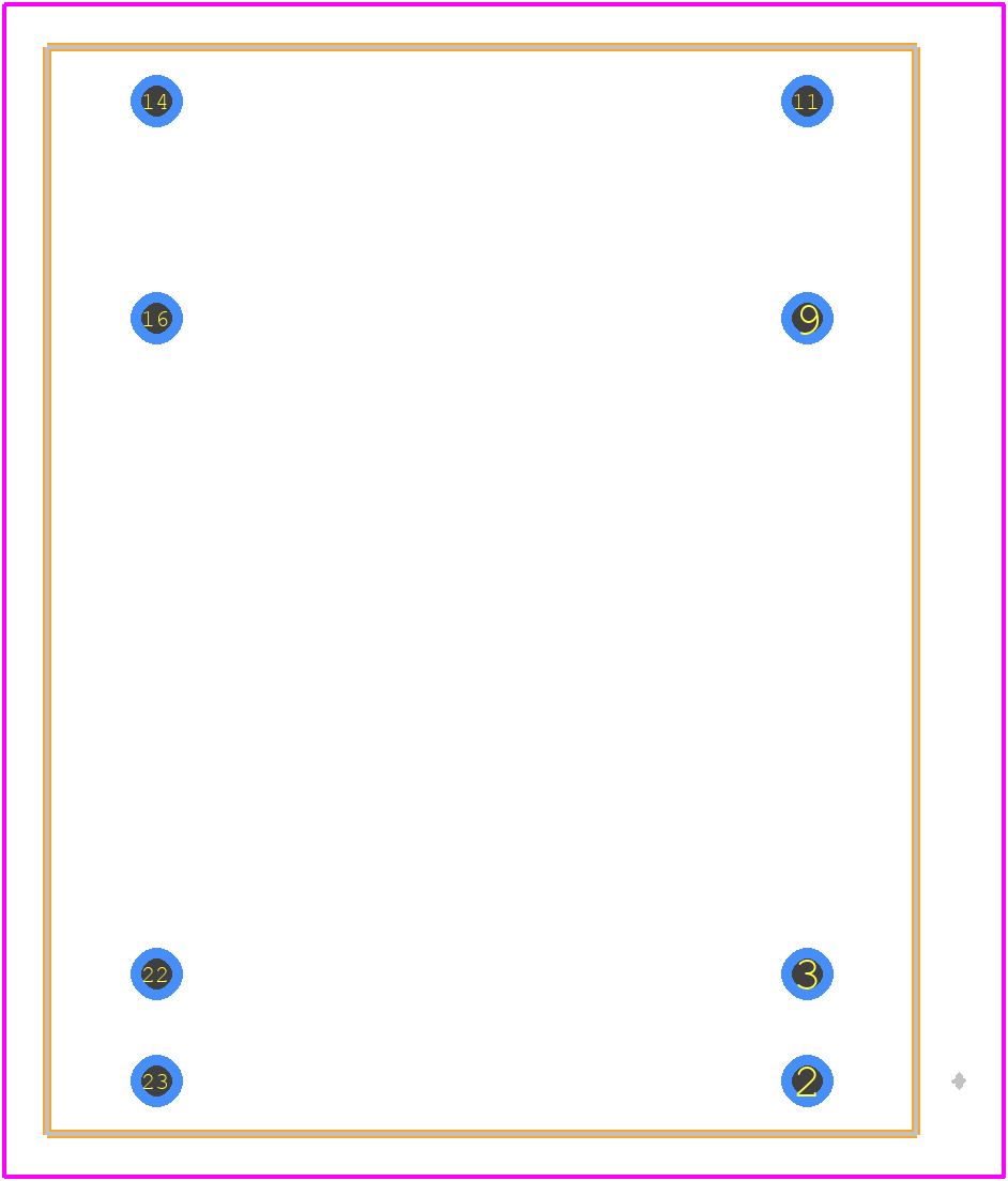 JCA1024D03 - XP POWER PCB footprint - Other - Other - JCA1024D03-1