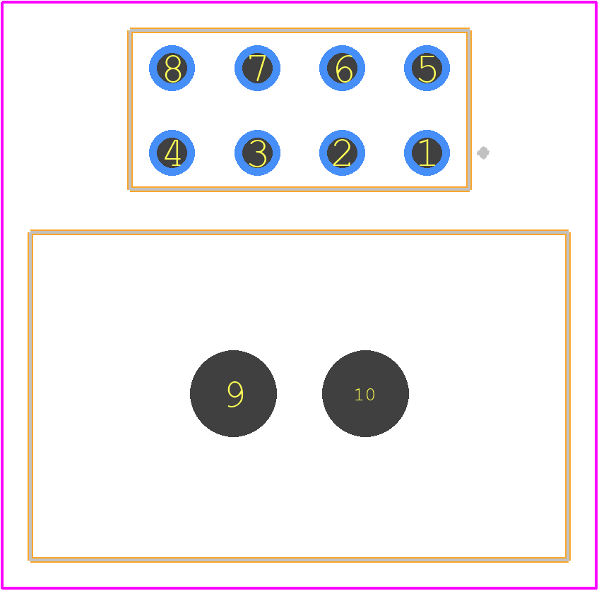 0444280803 - Molex PCB footprint - Other - Other - 0444280803