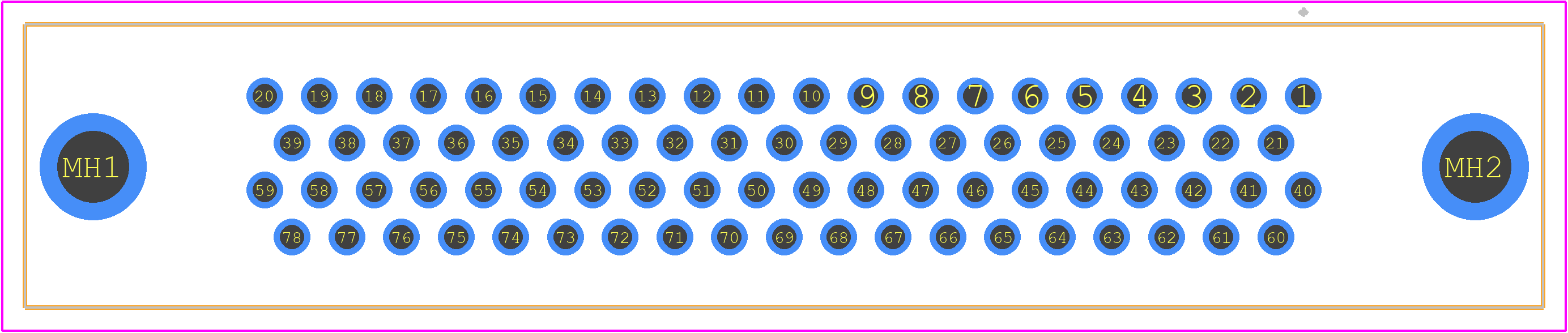 5748831-1 - TE Connectivity PCB footprint - Other - Other - 5748831-1-3
