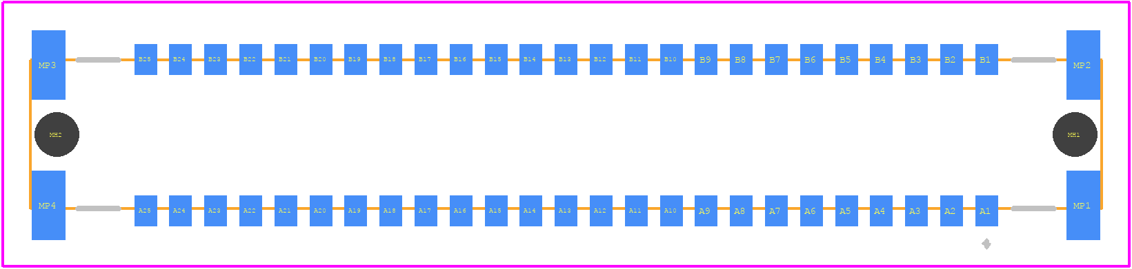 244630 - TE Connectivity PCB footprint - Other - Other - 244630-2