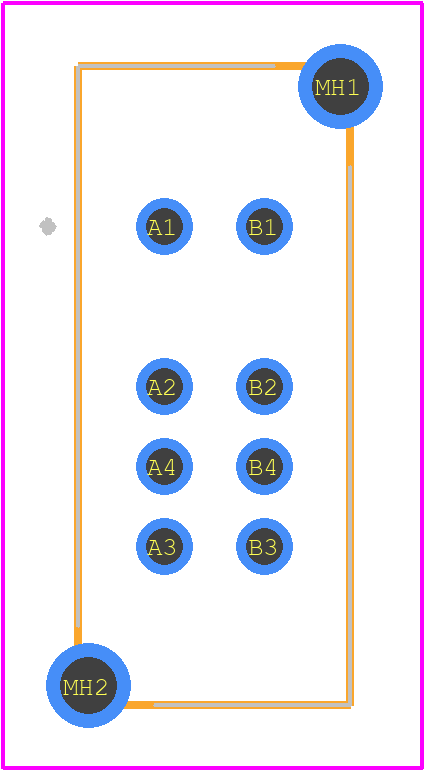 MHS233K - Apem PCB footprint - Other - Other - MHS233K-1