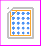 ADG3308BCBZ-1-RL7 - Analog Devices PCB footprint - BGA - BGA - (CB-20-2)_