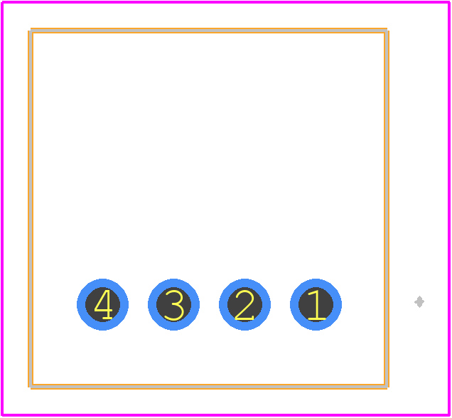 DF1B-4P-2.5DS(01) - Hirose PCB footprint - Other - Other - DF1B-4P-2.5DS(01)-1