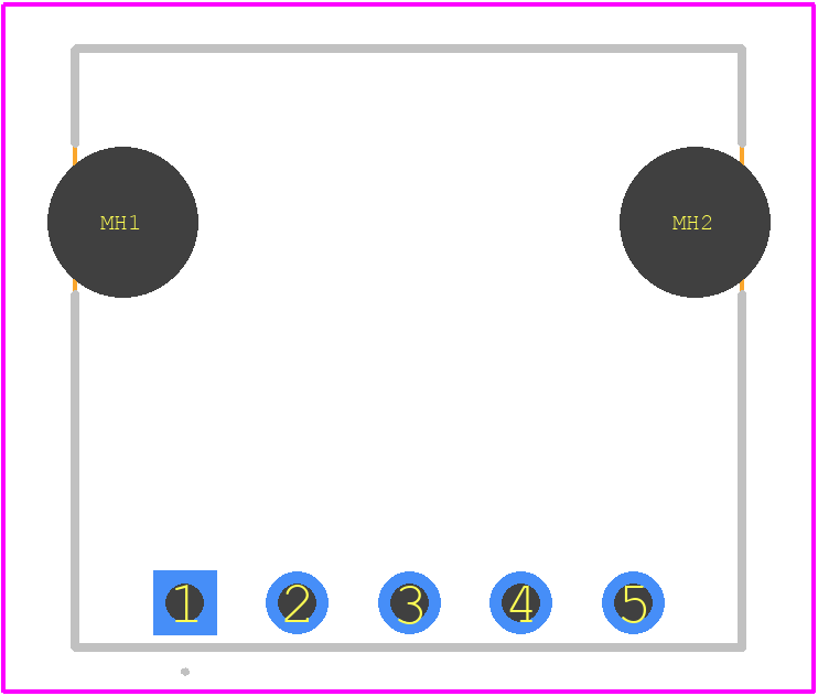 5-103673-4 - TE Connectivity PCB footprint - Other - Other - 5-103673-4-3