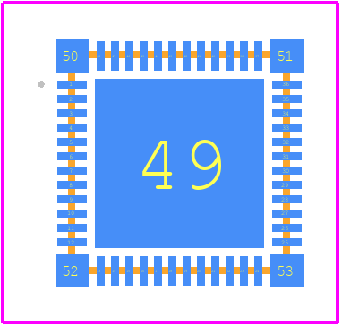 PIC24FJ64GA705-I/M4 - Microchip PCB footprint - Other - Other - PIC24FJ64GA705-I/M4-3