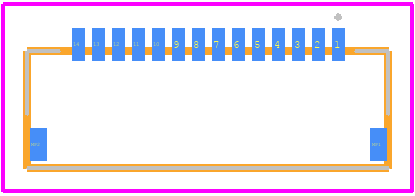 FH34SRJ-14S-0.5SH(99) - Hirose PCB footprint - Other - Other - FH34SRJ-14S-0.5SH(99)-1