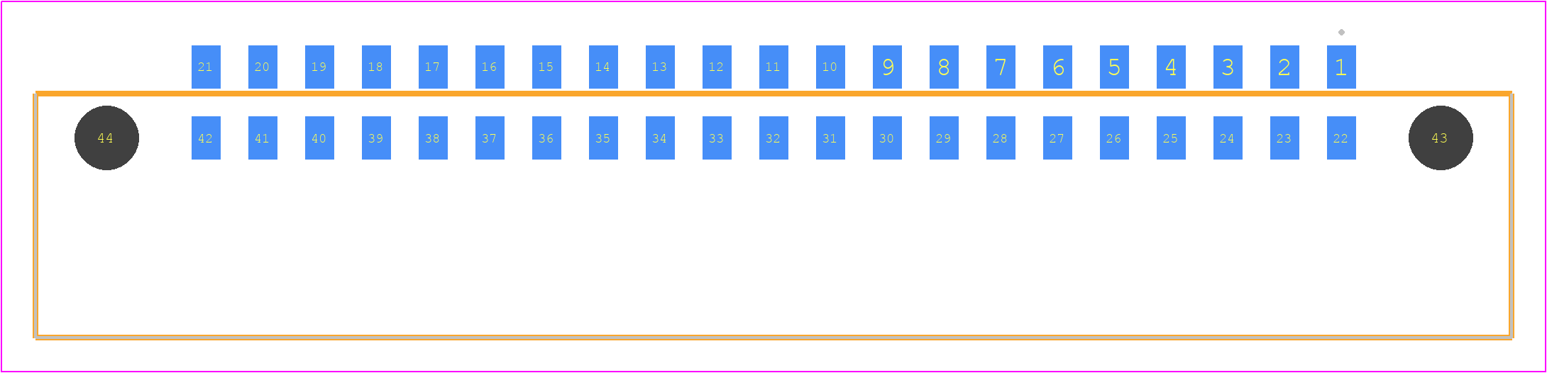 M80-5424242 - Harwin PCB footprint - Other - Other - M80-5424242