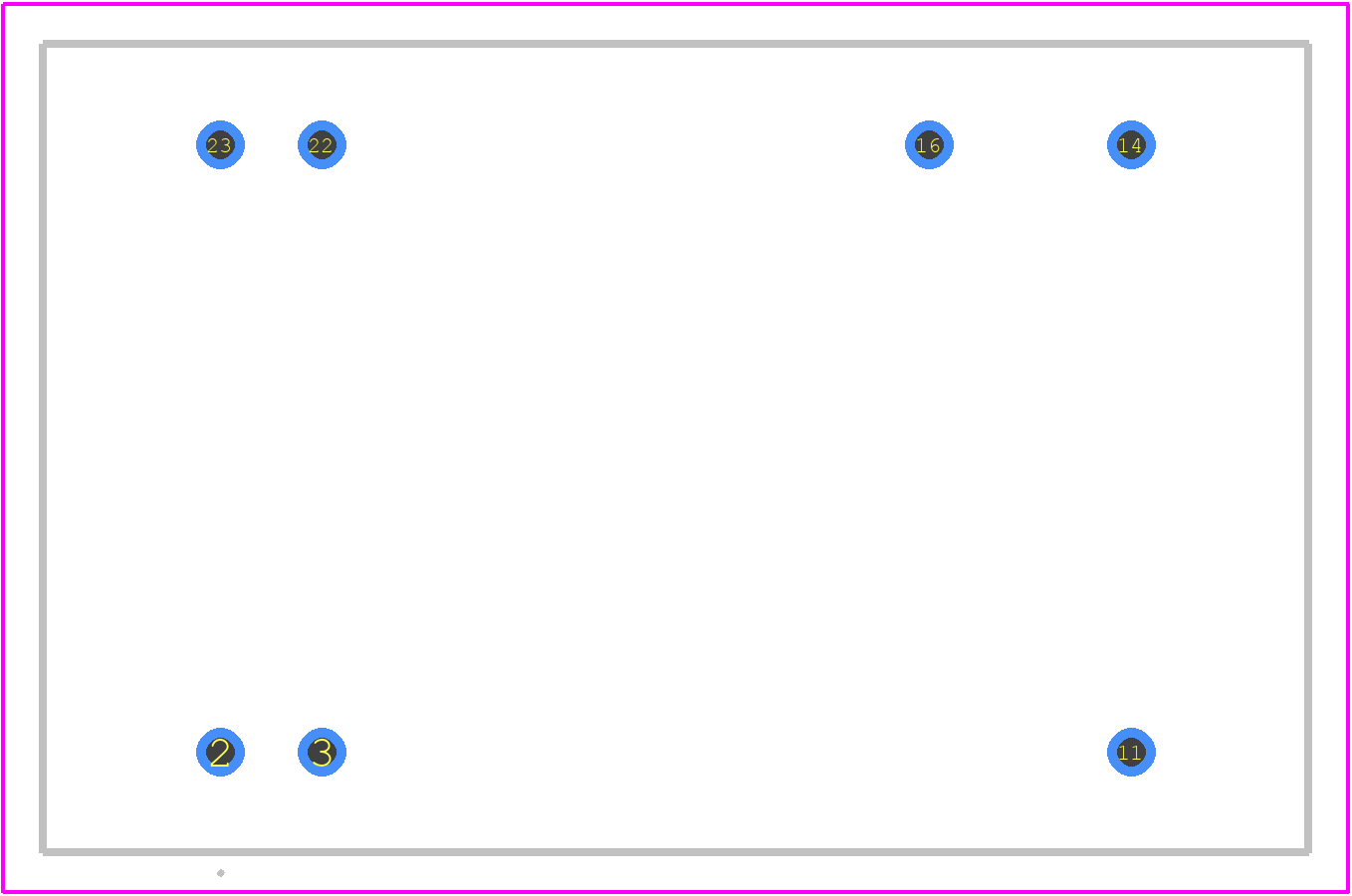 JCD0605S05 - XP POWER PCB footprint - Other - Other - 24 pin DIL_2023