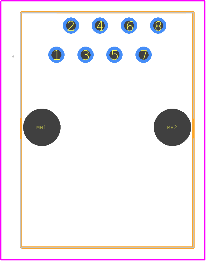 5558341-1 - TE Connectivity PCB footprint - Other - Other - 5558341-1-2