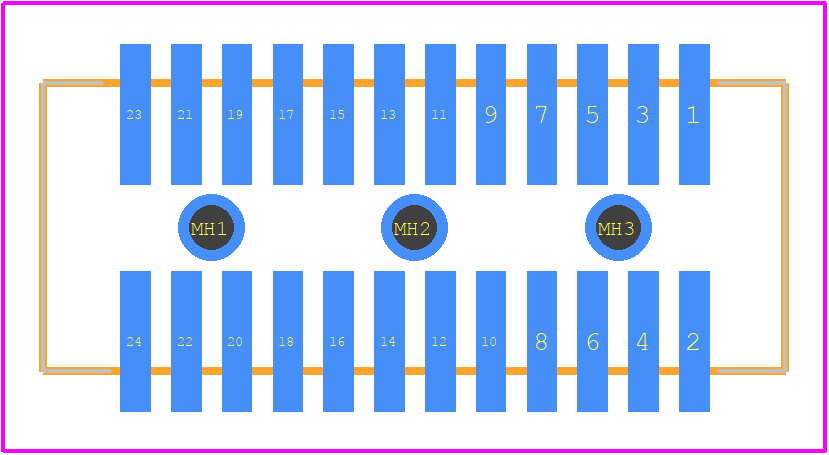 5-104549-3 - TE Connectivity PCB footprint - Other - Other - 5-104549-3-2