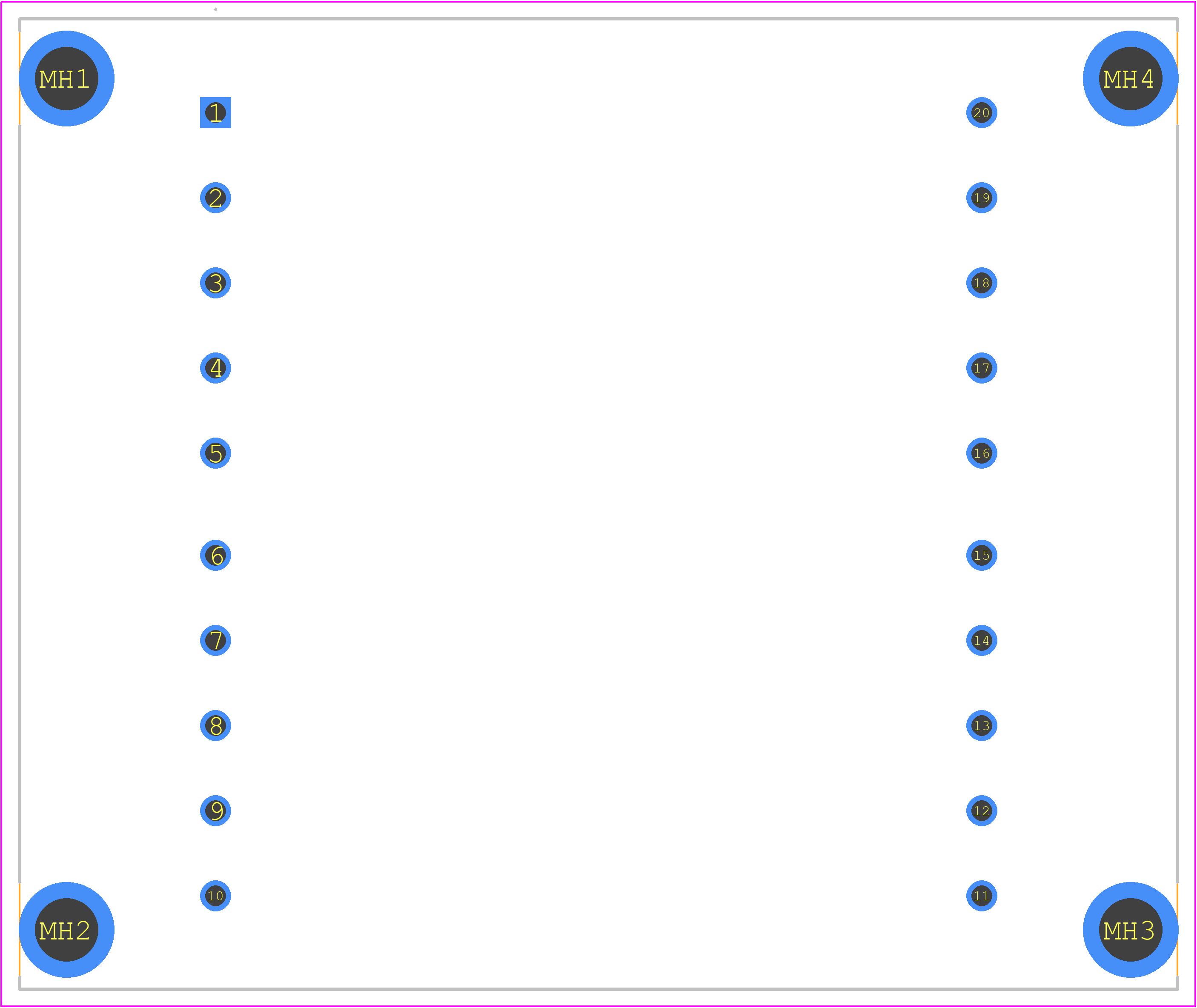 1213857 - RS Pro PCB footprint - Other - Other - 1213857-6
