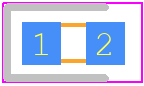 CD0603-B0240 - Bourns PCB footprint - Diodes Chip - Diodes Chip - CD0603-Z13
