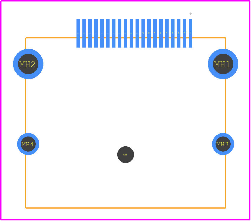 0472720001 - Molex PCB footprint - Other - Other - 0472720001