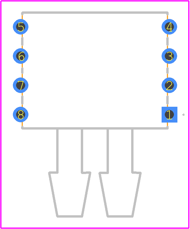 4525-DS3A0015DP - TE Connectivity PCB footprint - Other - Other - 4525-DS3A0015DP-4