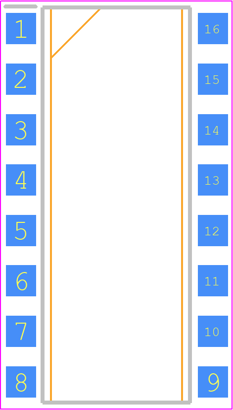 ILQ615-3X009T - Vishay PCB footprint - Small Outline Packages - Small Outline Packages - SMD-16_2026
