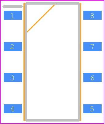LH1532FP - Vishay PCB footprint - Small Outline Packages - Small Outline Packages - LH1532FP