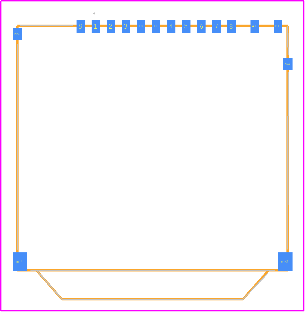 DM2B-DSFW-PEJ-S - Hirose PCB footprint - Other - Other - DM2B-DSFW-PEJ-S-2