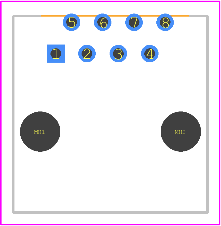 5555799-1 - TE Connectivity PCB footprint - Other - Other - 5555799-1-1