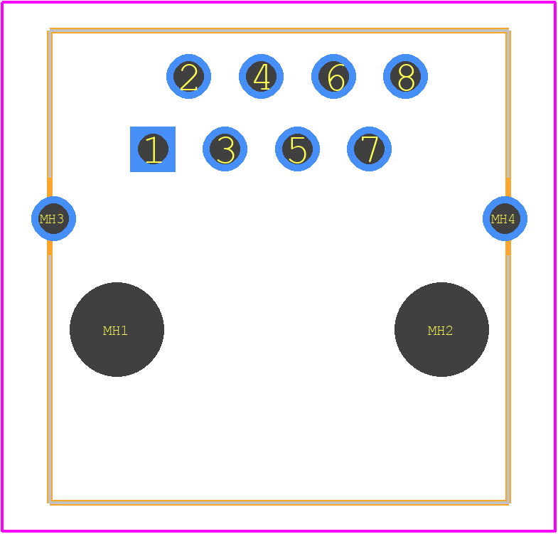 6368150-1 - TE Connectivity PCB footprint - Other - Other - 6368150-1-1