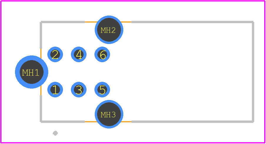 5787956-1 - TE Connectivity PCB footprint - Other - Other - 5787956-1-2